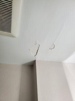 Plaster Falling Dow In the Bathroom