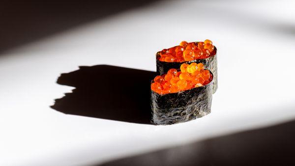 Ikura Nigiri (salmon roe)