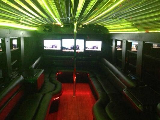 Party bus inside