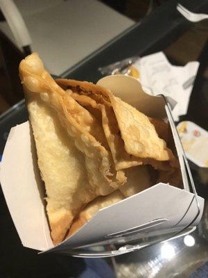 The crab rangoons are also great here