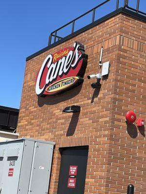 Raising Cane's Oakland sign