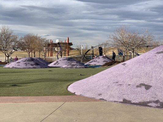 Maybe DENVER should just rename this park Moon Crater Park to justify the lack of maintenance.