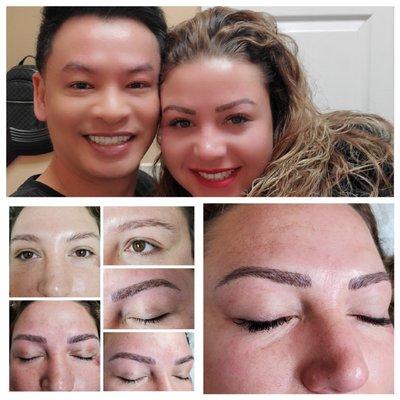 Consul of Economics of Mexico came to see me today for brows microblading, such an honor and pleasure.