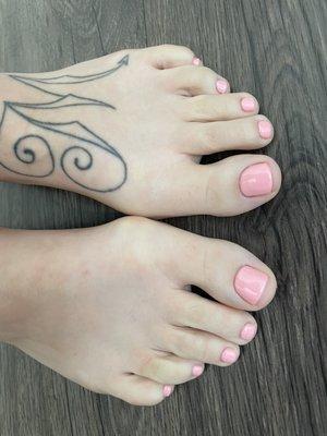 Gel pedicure