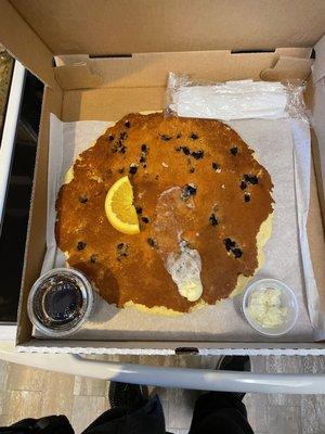 Blueberry pancake