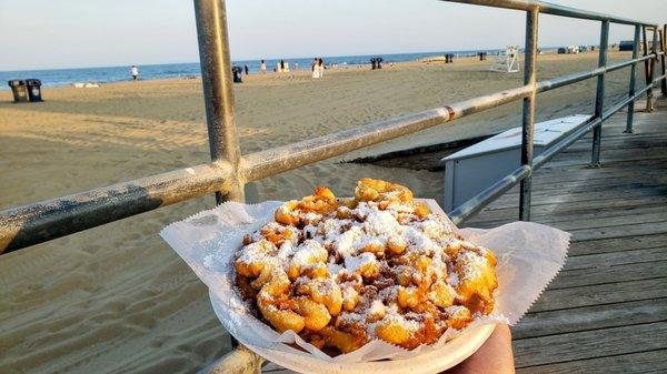 Funnel Cake- All that white stuff! Super good!!!