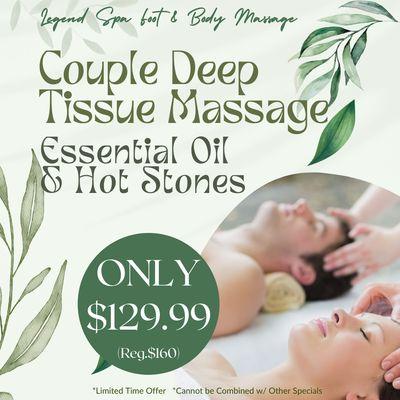 Legend Spa Foot & Body Massage 
18002 Bothell Everett Hwy Ste B, Bothell, WA 98012 
North Creek Center Next to Pho Bothell 
Mon-Sat 10:00am-