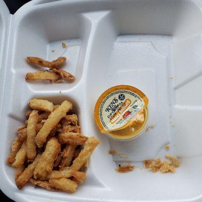 The fries from the snack box