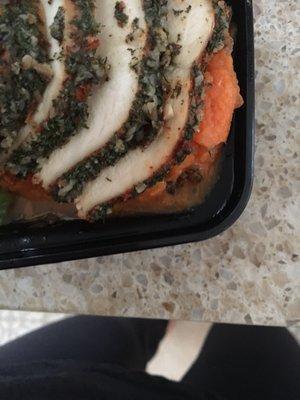 Just tried the chicken sweet potato and broccoli. It was ok- super watery after heating up