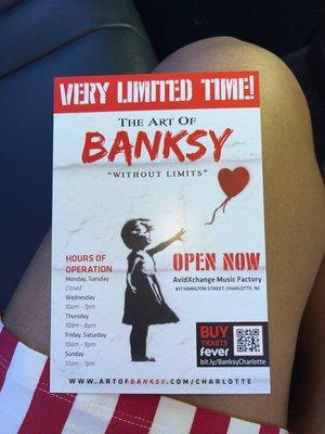 The art of Banksy exhibit