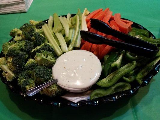 Veggie Platter from party menu