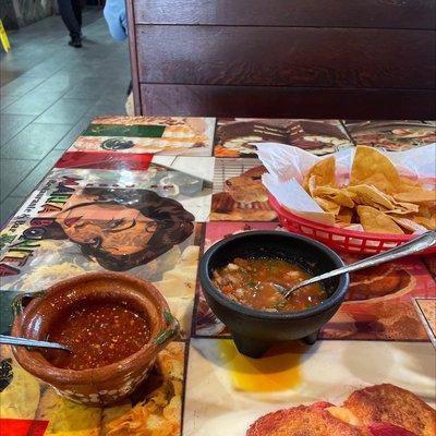 Awesome crispy chips and salsa