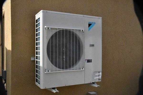 The Daikin Fit AC Condenser can be mount to your home, saving precious space.