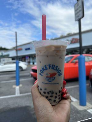 coconut milk boba tea