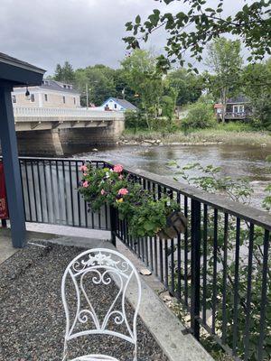 View of the river out back