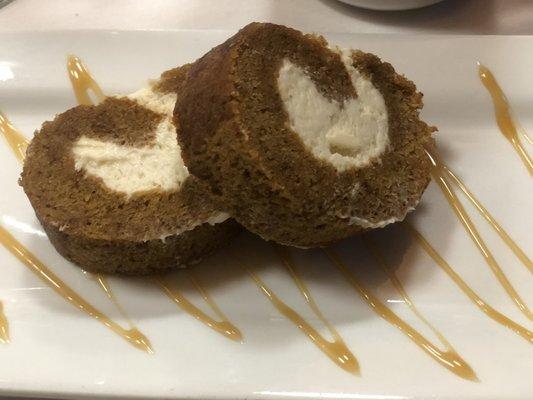 Yummy Pumpkin Roll.