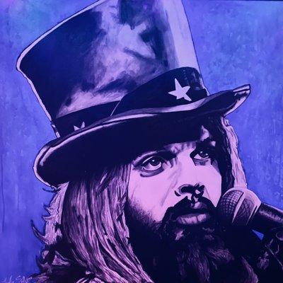 Leon Russell Painting.