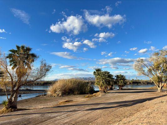 Our site view of the river