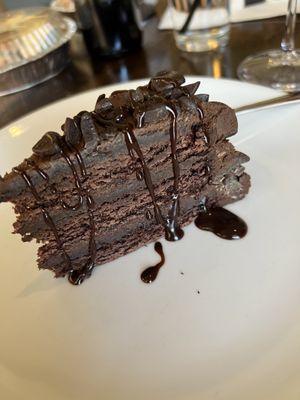 Triple chocolate cake