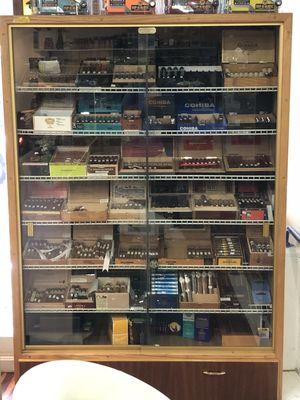 Wide variety of premium cigars in stock.