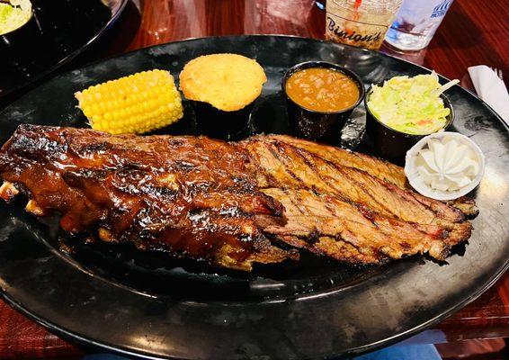 Brisket and ribs