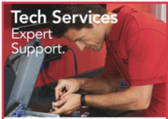 We offer Tech Services! Ask today about how we can help.