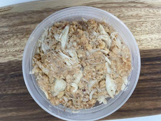 Jumbo lump crab mix ready to patty and cook!