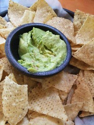 Chips and guacamole