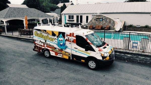 Look for our uniquely wrapped service vehicles!