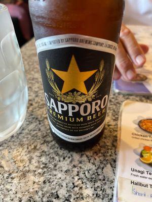 Ice cold Sapporo