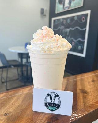 Snag a shake and pickup a Bixby Ice Cream Co giftcard for that kids' birthday gift you have been wracking your brain on what to score.