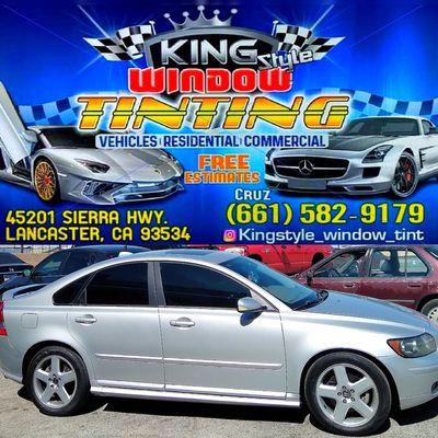 15% ceramic tint  front windows...5% back windows