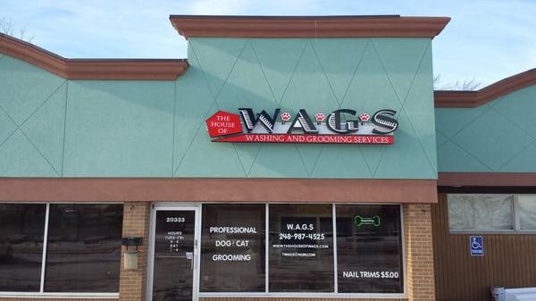 The House of W.A.G.S. new store front.