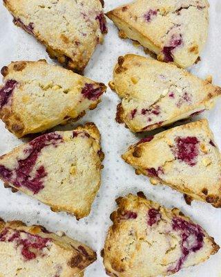 Raspberry scones