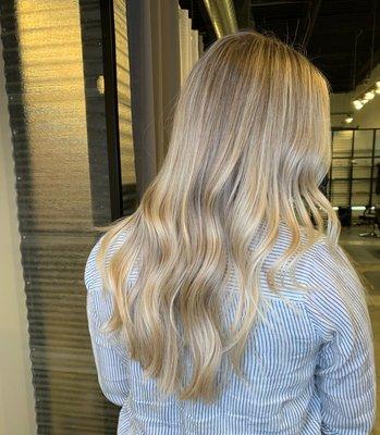 Blonde highlights