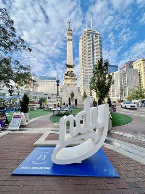 Indy and the skyline