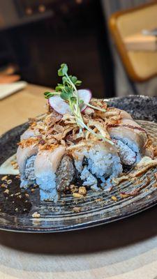 (Off Menu) Crispy Albacore Roll | @sushitraveler