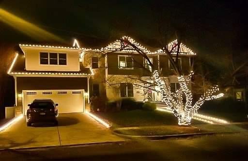 Check out this beautiful home with our Christmas Light Installations this year!