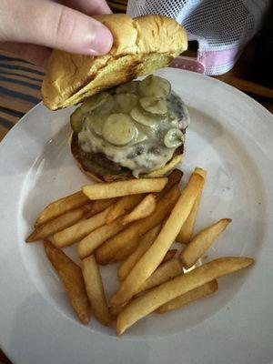 "Pickle" burger