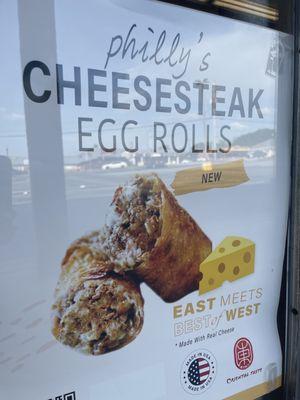 New : Philly cheese steak egg rolls