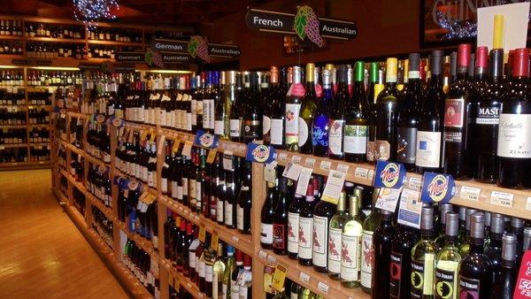 Over 2500 wines, 1100 beers & over 1300 liquors/mixes