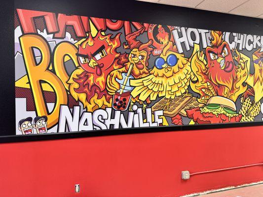 The cool Hangry Joe's Nashville Art