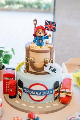 Paddington Bear Theme Cake