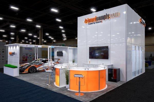 Custom branded solutions by E&E Exhibit Solutions