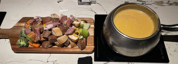 Cheese fondue