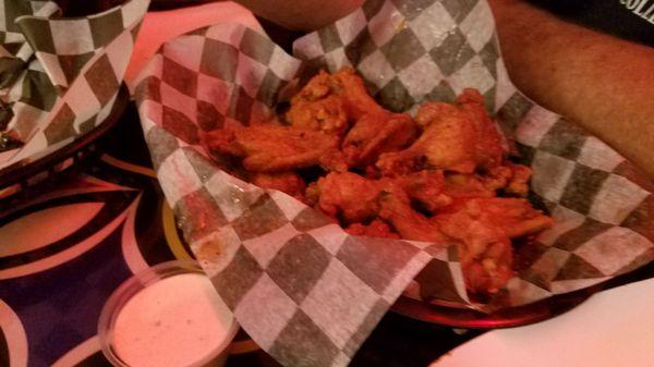 Honey Cajun wings