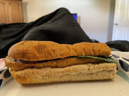 Tuna sandwich from Subway