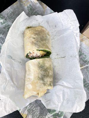 That doesn't look like a wrap, it's more like a burrito