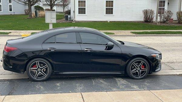 Powder coated RED Calipers