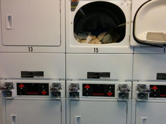 Bank of dryers